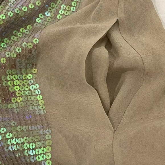 BCBG MaxAzria NWOT Sequin Glam Mini Skirt Women’s size L - Picture 7 of 12